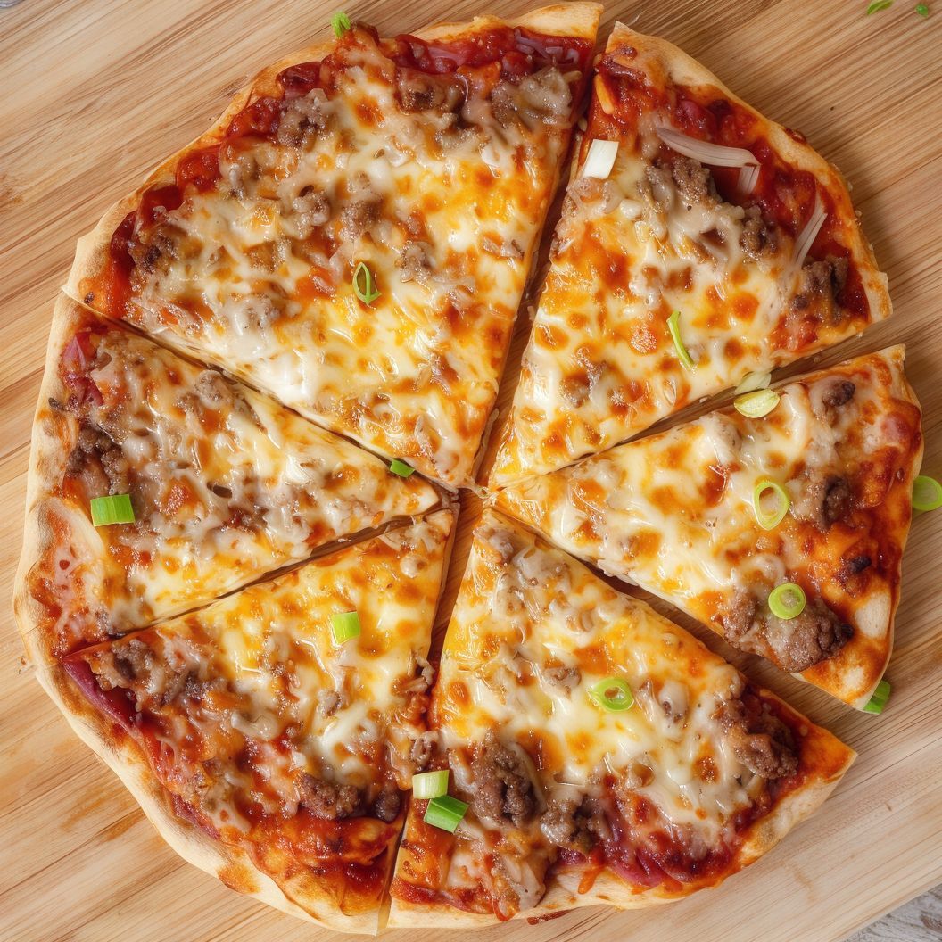 Minced Meat Pizza
