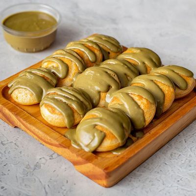 Pistachio Mini Pancakes
