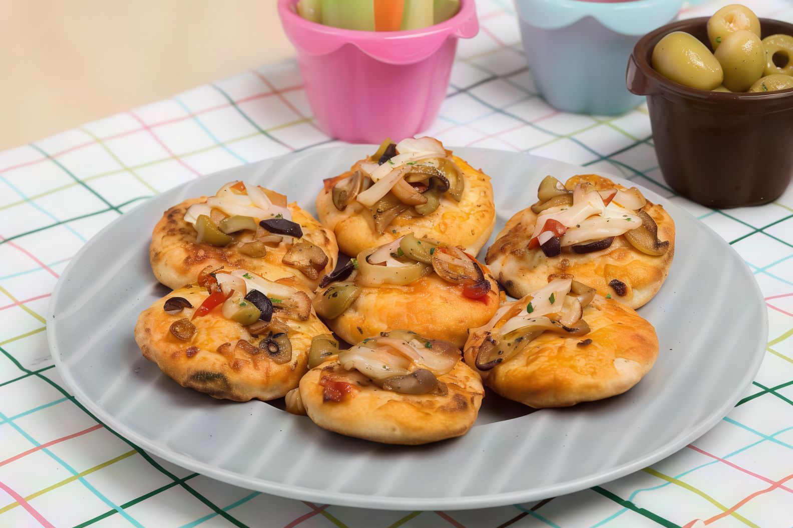 Vegetables Mini Pizza