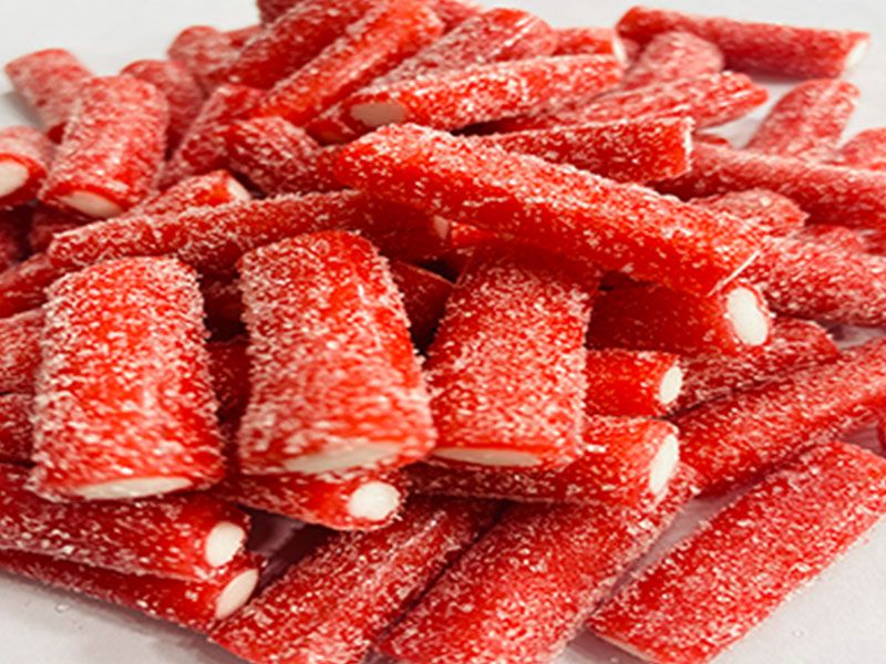 Mini Sour Strawberry Pencils Candy