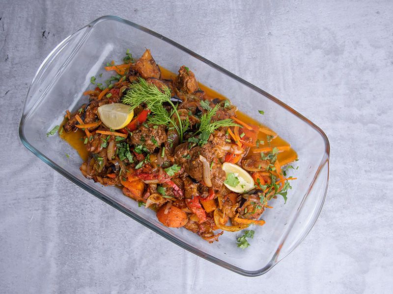 Miskaa With Meat Tray