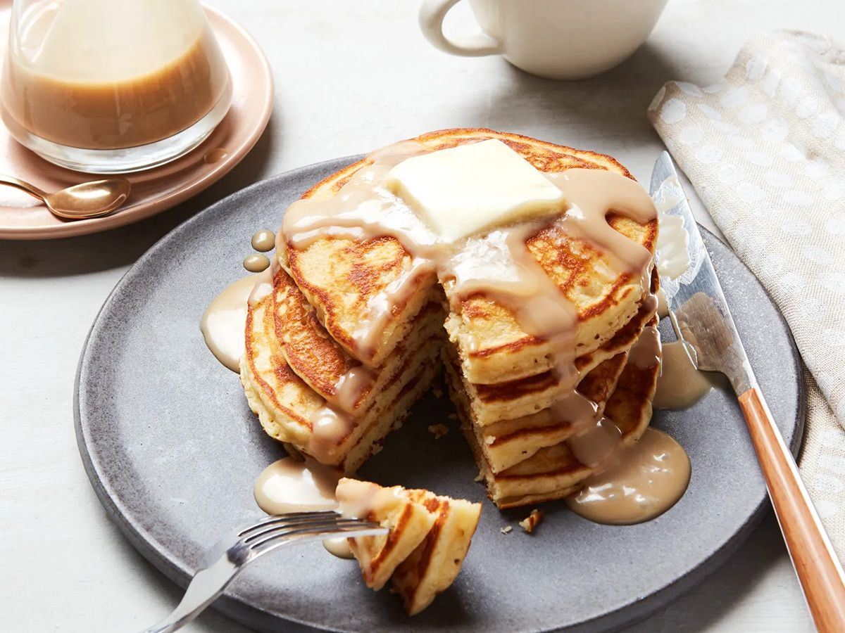 Mix 2 Sauces Pancake