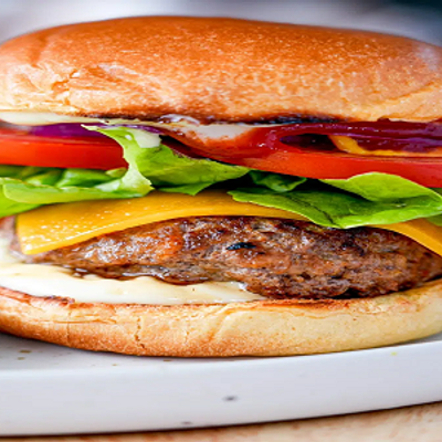 Mixed Beef Burger Sandwich