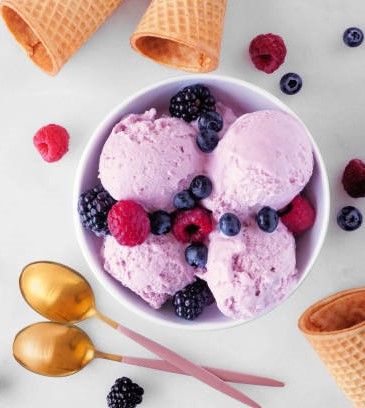Mixed Berry Ice Cream