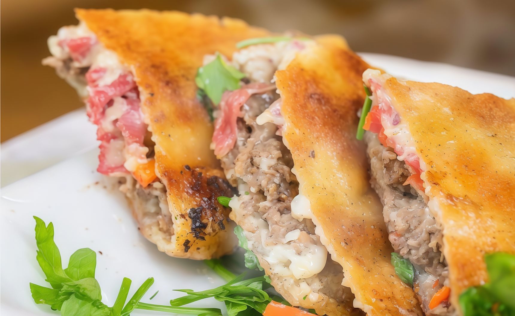 Mix Cheese And Pastrami Hawawshi