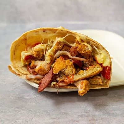 Mix Chicken and Meat Crepe