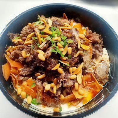 Mix Crispy And Shawerma Fatteh