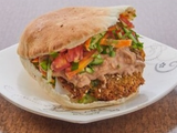 Mix Foul And Falafel Sandwich