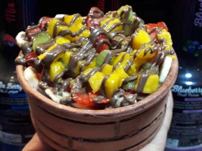 Mix Fruits Brownies Cake