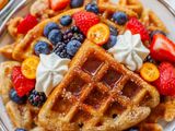 Waffle Mixed fruit