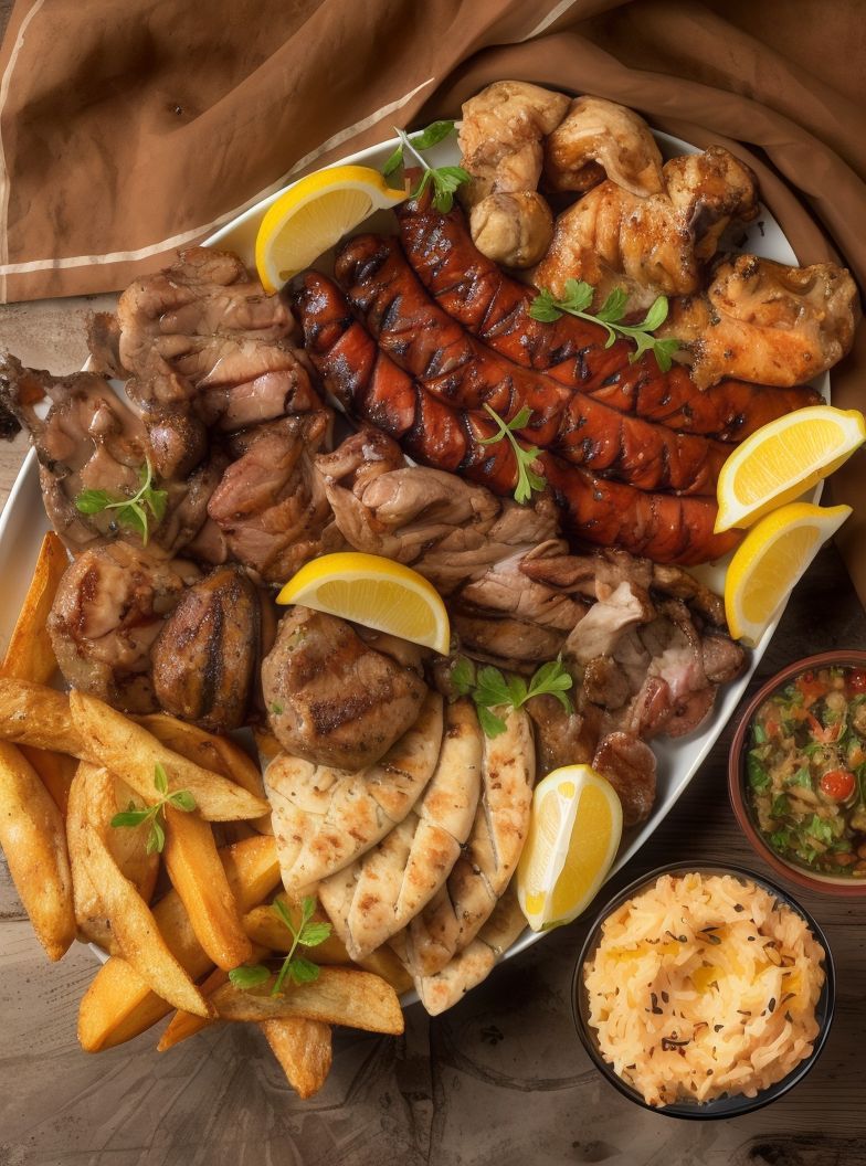 Three-quarters kilo mixed lamb