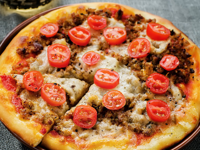 Mix Meat Oriental Pizza