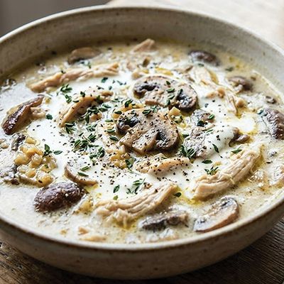Mix Mushroom Chicken Soup