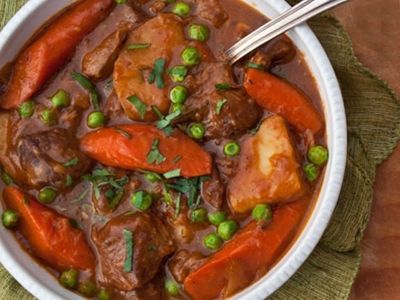 Mix Vegetables With Mutton Casserole