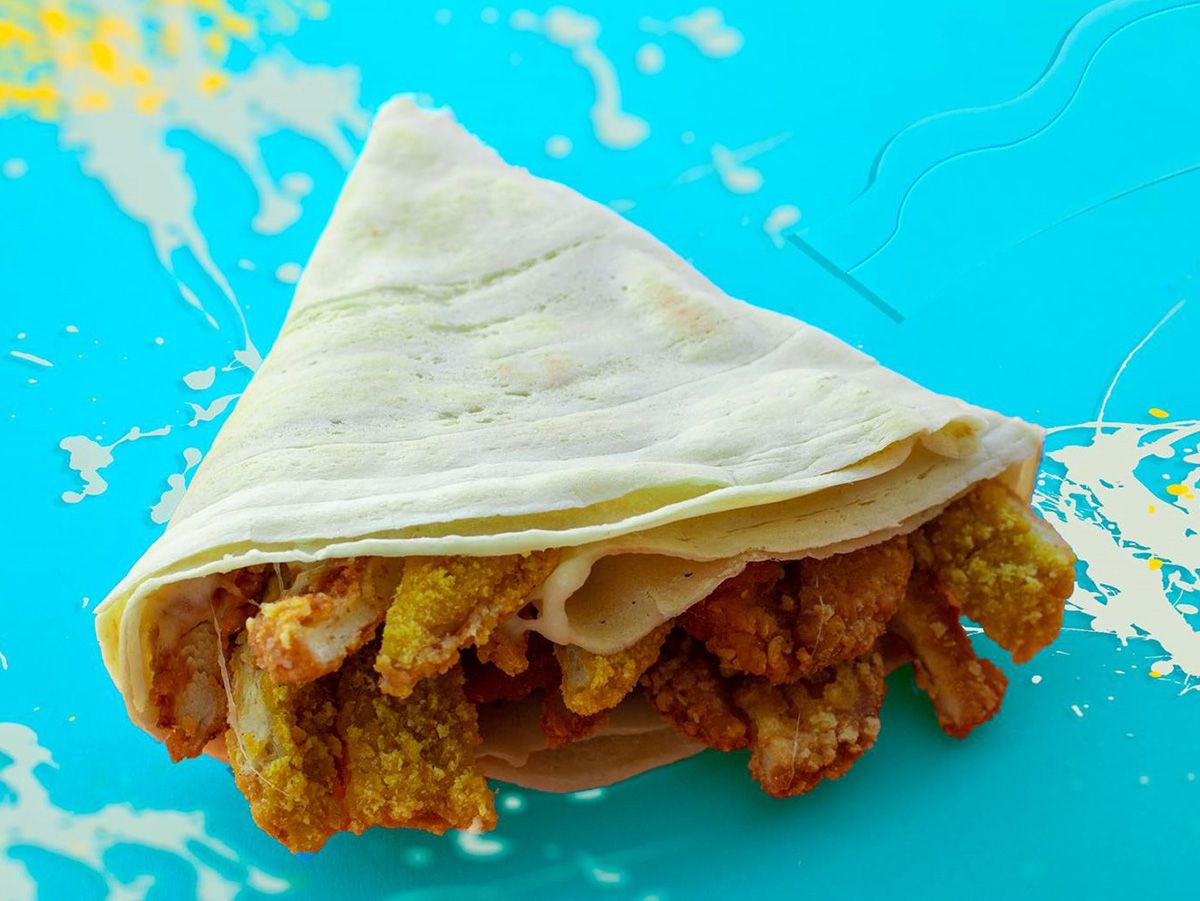Mix chicken Crepe