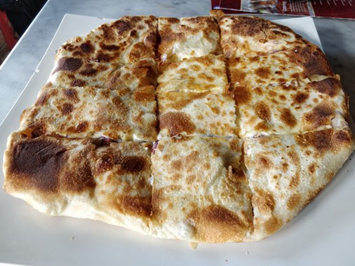 Mix pastrami cheese pie