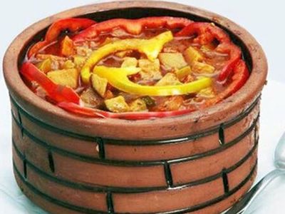 Mix Vegetables With Veal Casserole