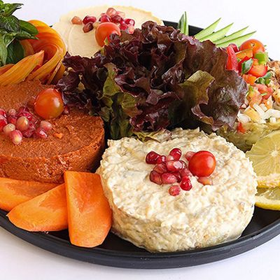 Mixed Appetizer Salads Platter