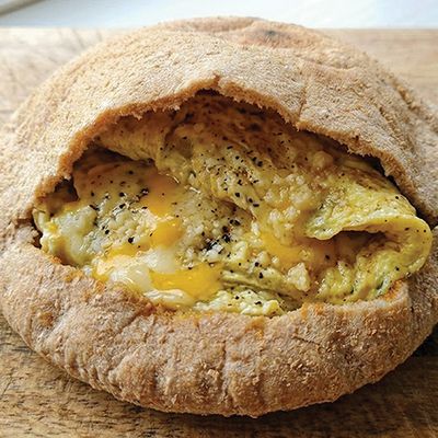 Mixed Cheese Omelette Sandwich