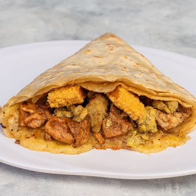 Mixed Chicken Crepe