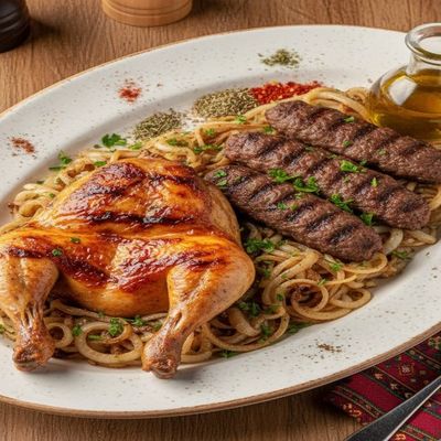 Mix Chicken and Kofta Plate