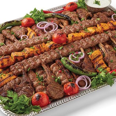 صينية مشاوي مشكلة