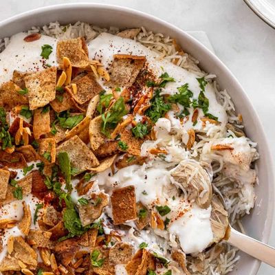 Mixed chicken fatteh Large