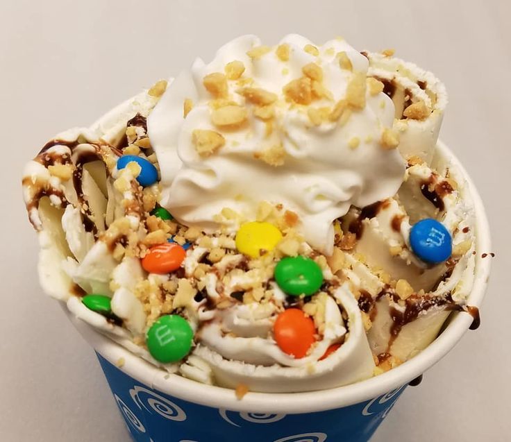 M&ms Roll Ice Cream