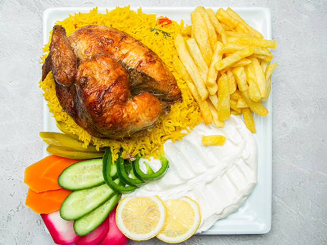 Half Grilled Chicken