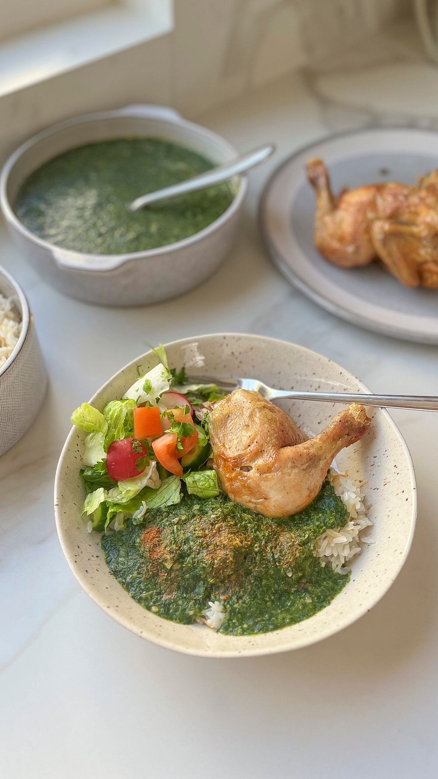 Chicken Molokhia