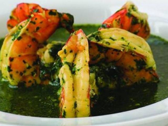 Molokhia With Shrimp