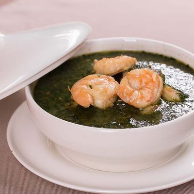 Shrimp Molokhia