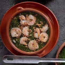 Molokhia with Shrimp