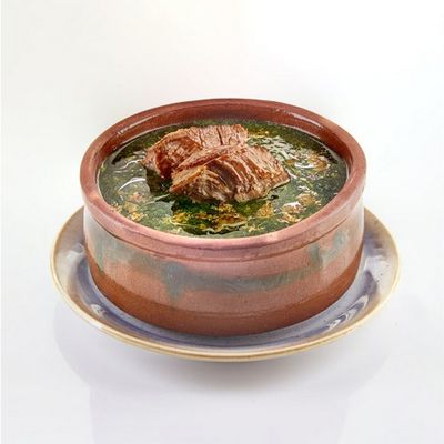 Molokhia with meat