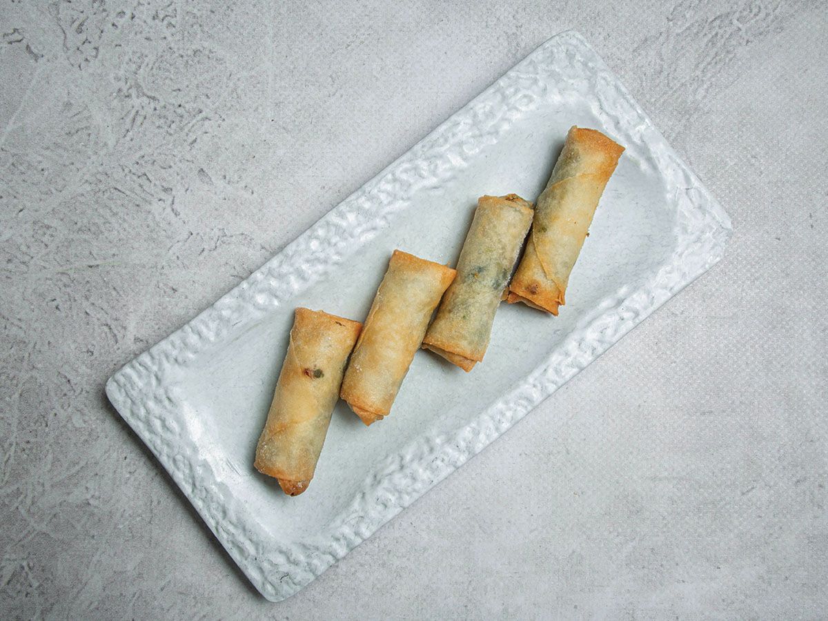 Samosas and Spring Rolls