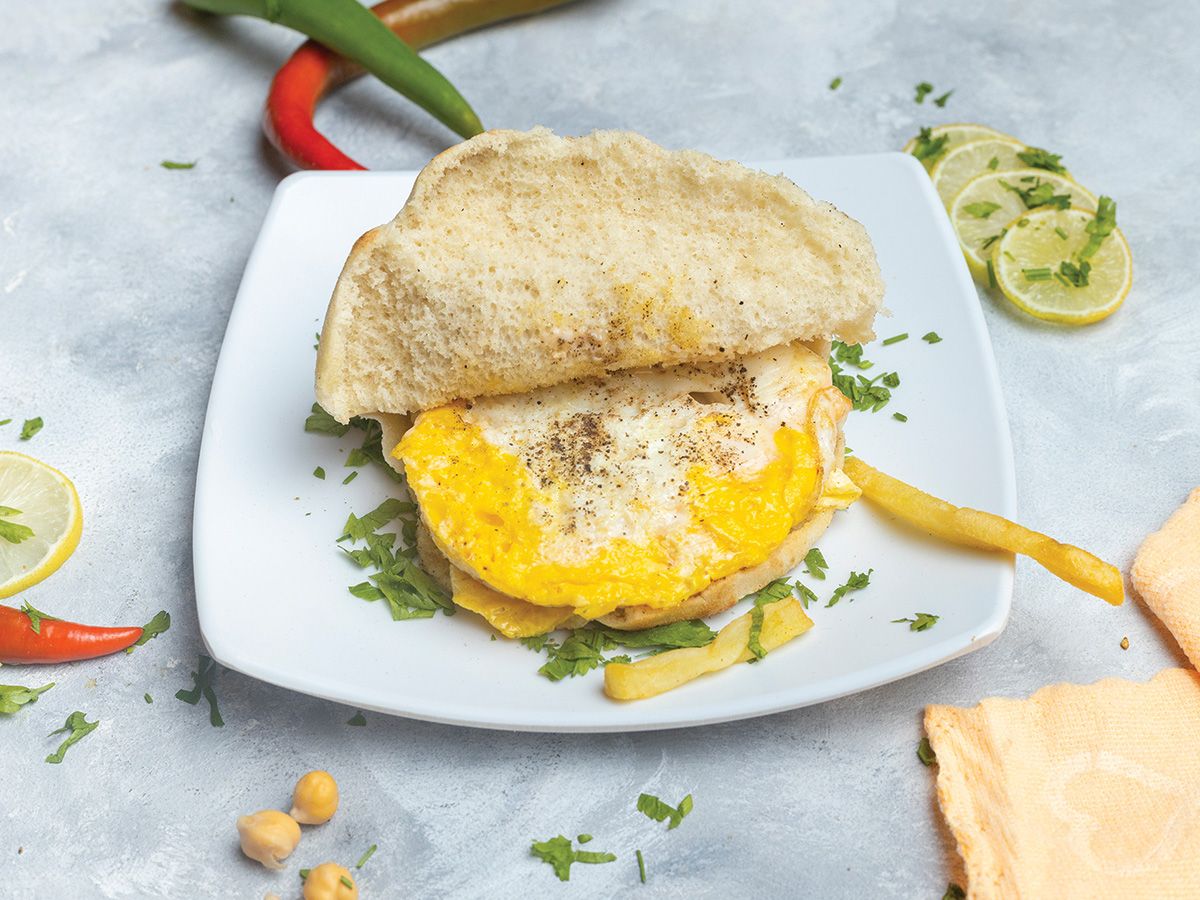 Fried Eggs Sandwich