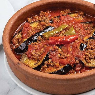 Moussaka Tagine with Minced Meat