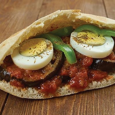 Mesakaa with Egg Sandwich
