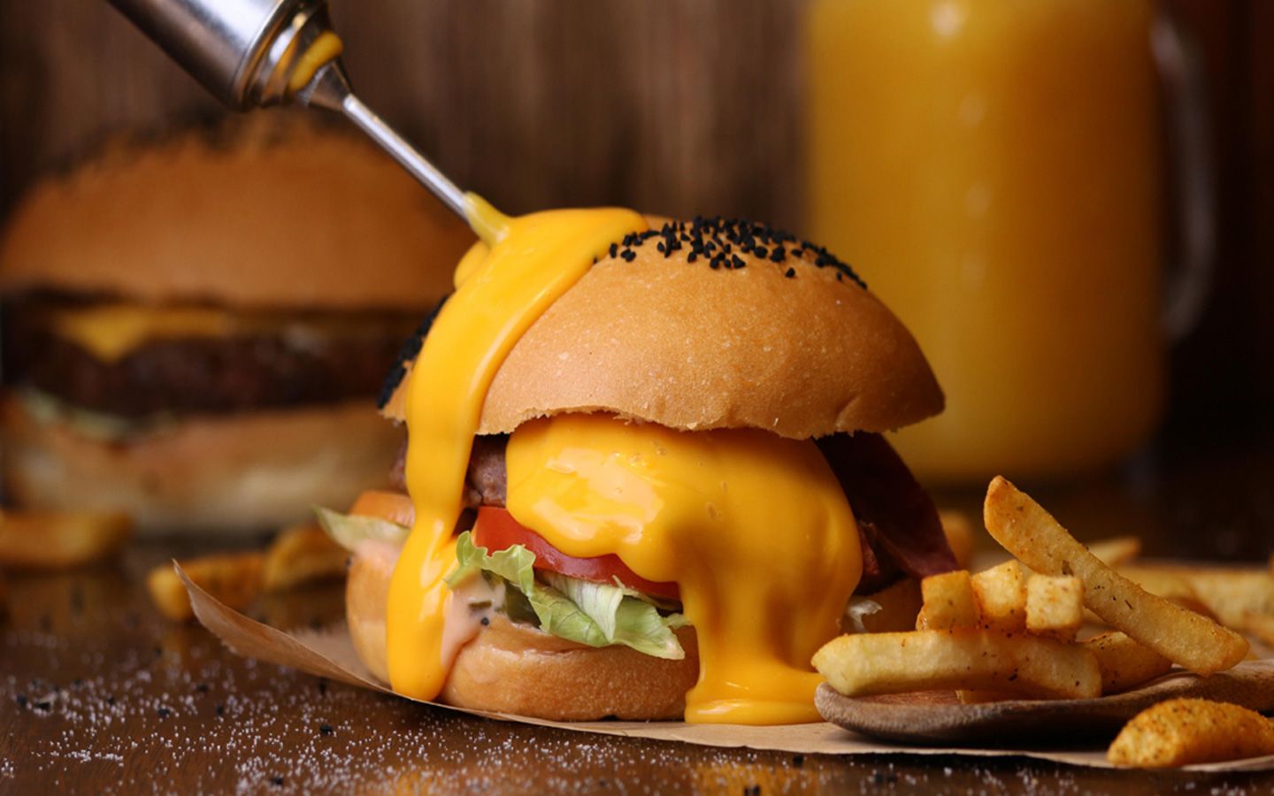 Mozzarella Cheese Burger Sandwich