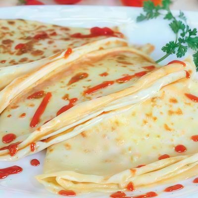 Mozzarella crepe