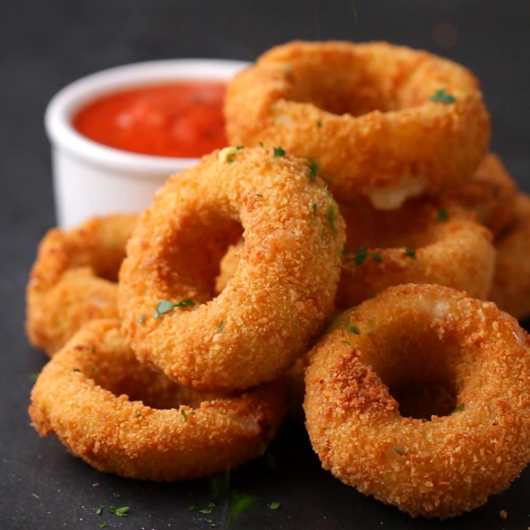Mozzarella Steak Onion Rings