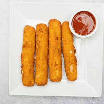Mozzarella sticks fried