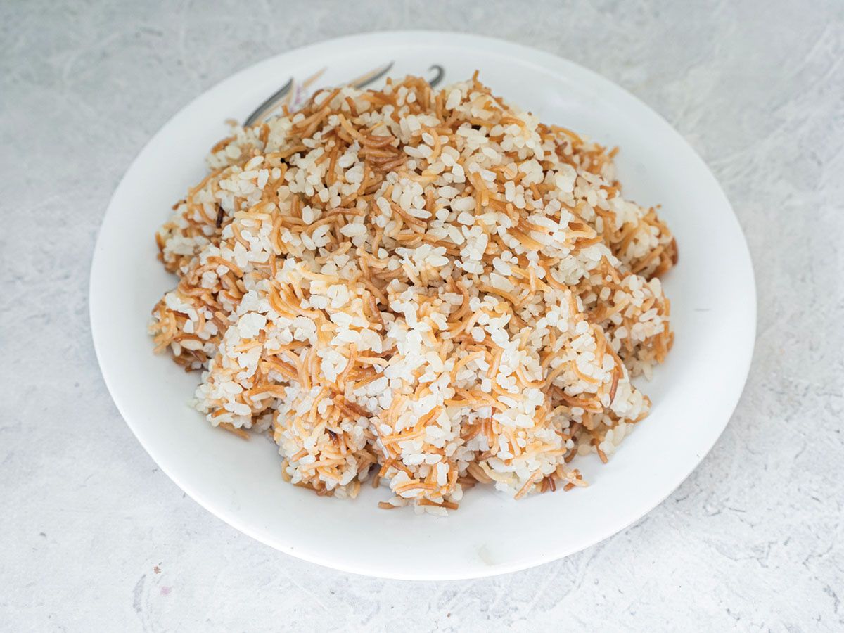 Rice dish with vermicelli
