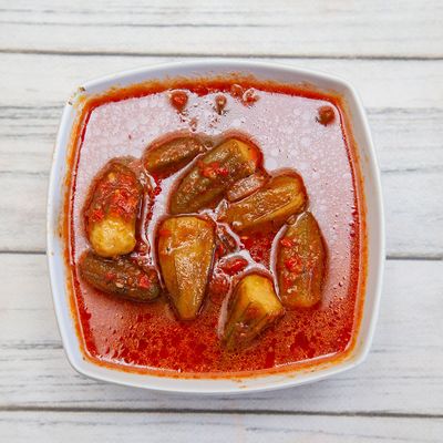 طاجن بامية سادة