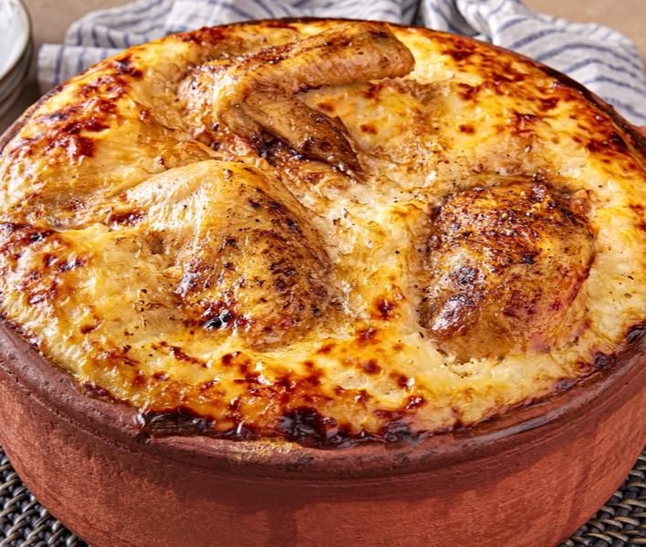 Muaamar Rice With Chicken Casserole