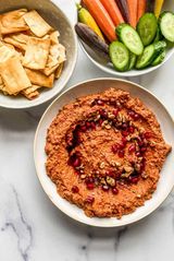 Muhammara Bread Platter