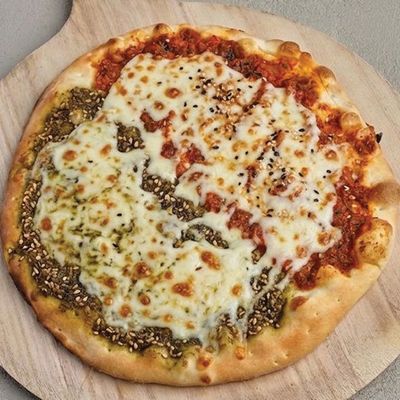 Muhammara Thyme & Mozzarella Manakish