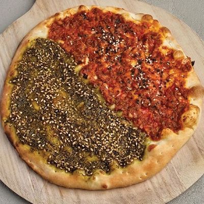 Muhammara & Thyme Manakish