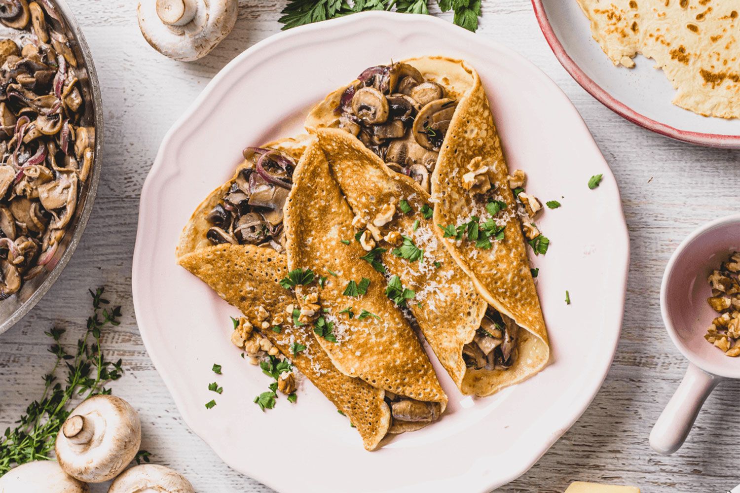 Mushroom Crepe