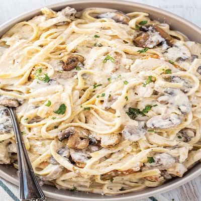 Mushroom Alfredo